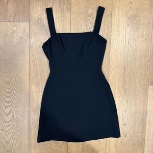 Aritzia Wilfred Aperature Tie-Back Mini Dress Black Size 2 Crepette